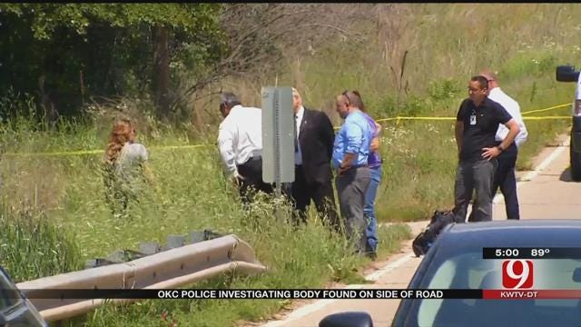 Oklahoma City Police Investigate After Body Found On Side Of Road