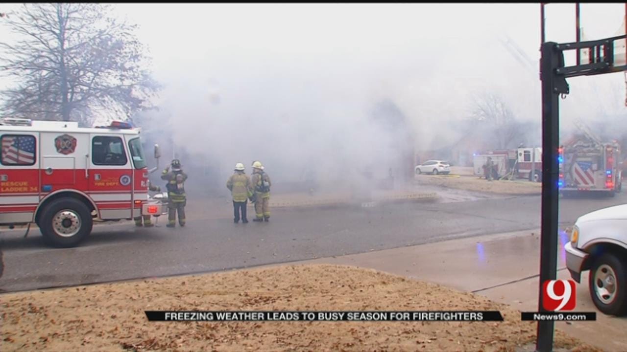 Firefighters Workload Increasing During Dry, Cold Weather