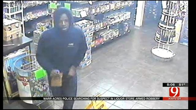 Warr Acres Police Release Photos Of Suspect In Liquor Store Robbery