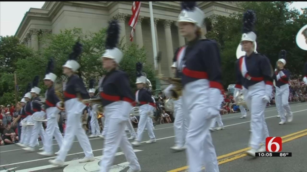 Beggs High School Band Marches In National Independence Day Parade