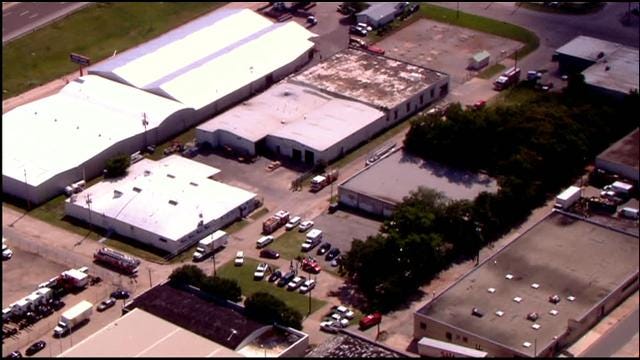 WEB EXTRA: Crews Respond To Fire At HIS Paint Company