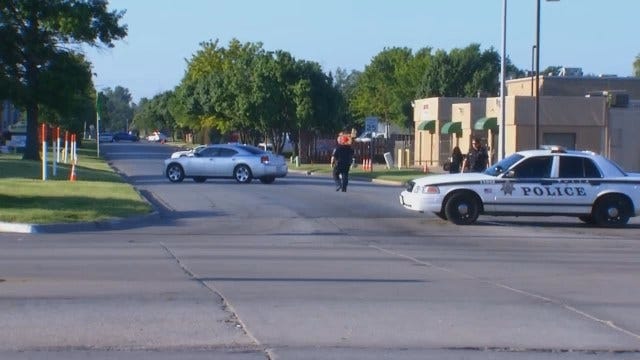 WEB EXTRA: Video From Scene Of Barricaded Man In East Tulsa