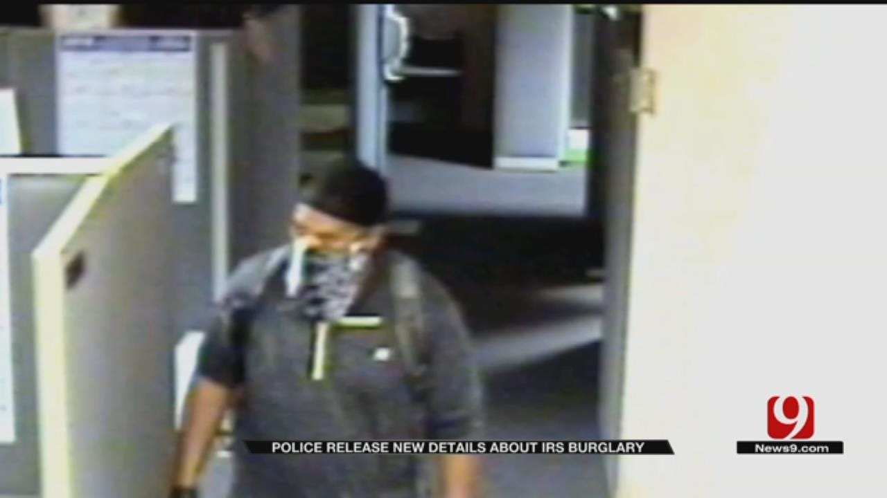 OKC Police Release Surveillance Video Of IRS Office Burglary