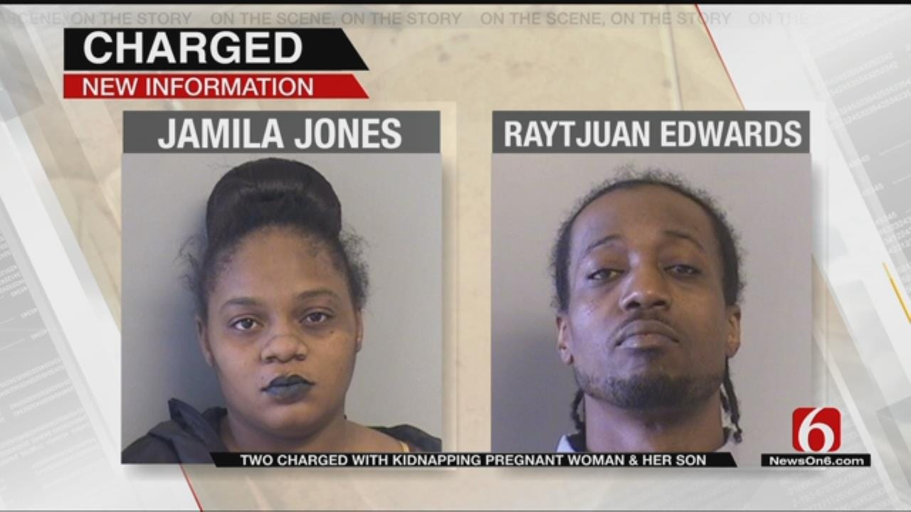 Two Charged In Tulsa County Kidnapping Of Pregnant Woman, 11-Year-Old
