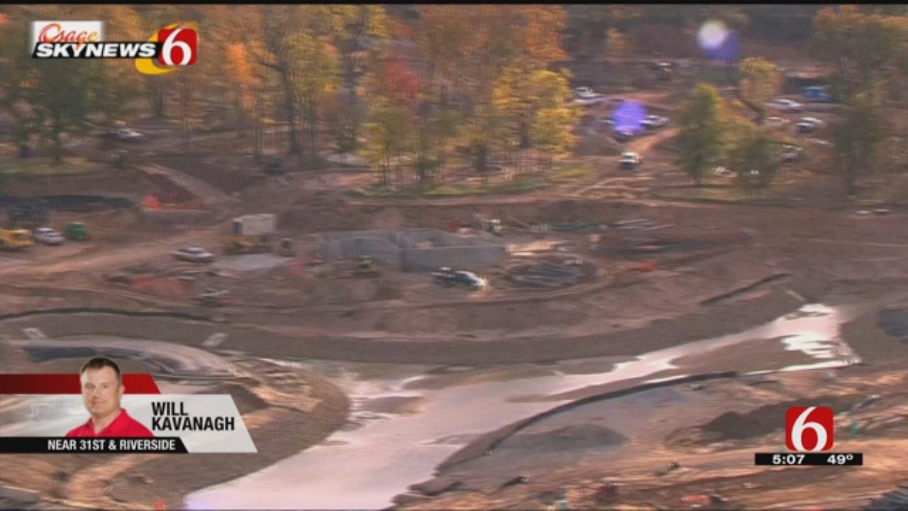 Gathering Place Progress Visible From Osage SkyNews 6 HD