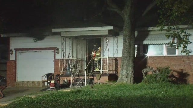 WEB EXTRA: Video From Scene Of Owasso House Fire