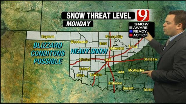 Significant Winter Storm Still On Track To Impact Oklahoma