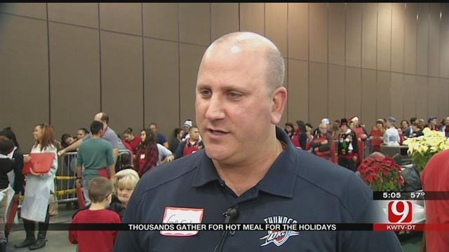 Hunger During The Holidays: Thousands Gather For Hot Meal In OKC