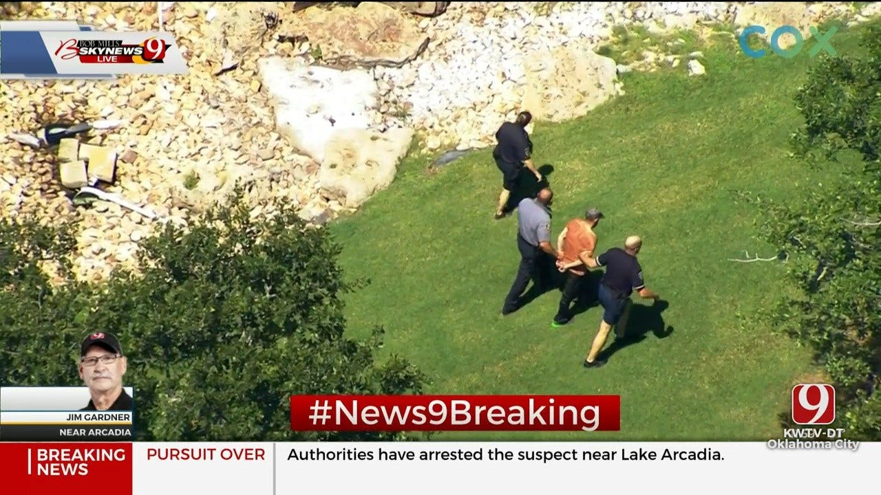 Police Arrest Chase Suspect Near Arcadia Lake