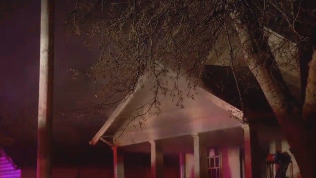 WEB EXTRA: Firefighters Respond To Tulsa House Fire