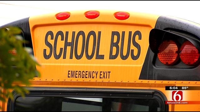 Girl Struck By Truck At Jenks School Bus Stop, Driver Arrested