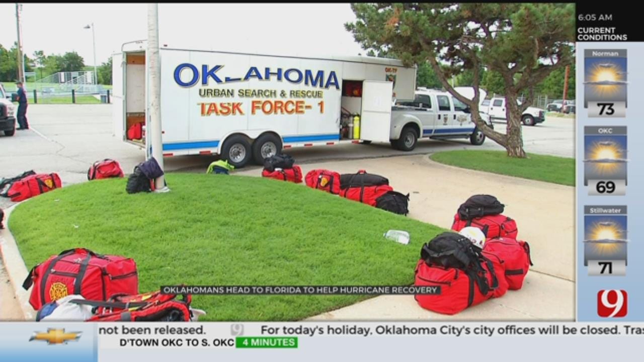 Oklahomans Head To Florida To Help With Hurricane Recovery