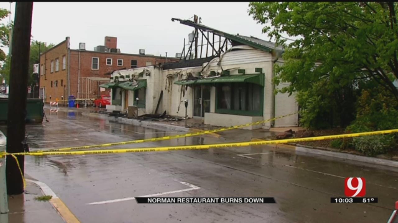 Longtime Norman Restaurant Catches Fire During Severe Storm