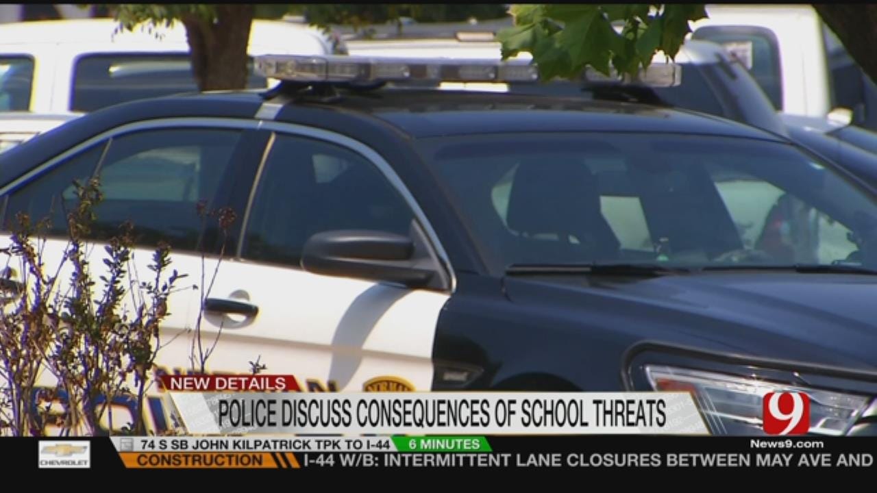 Police Discuss Consequences Of School Threats
