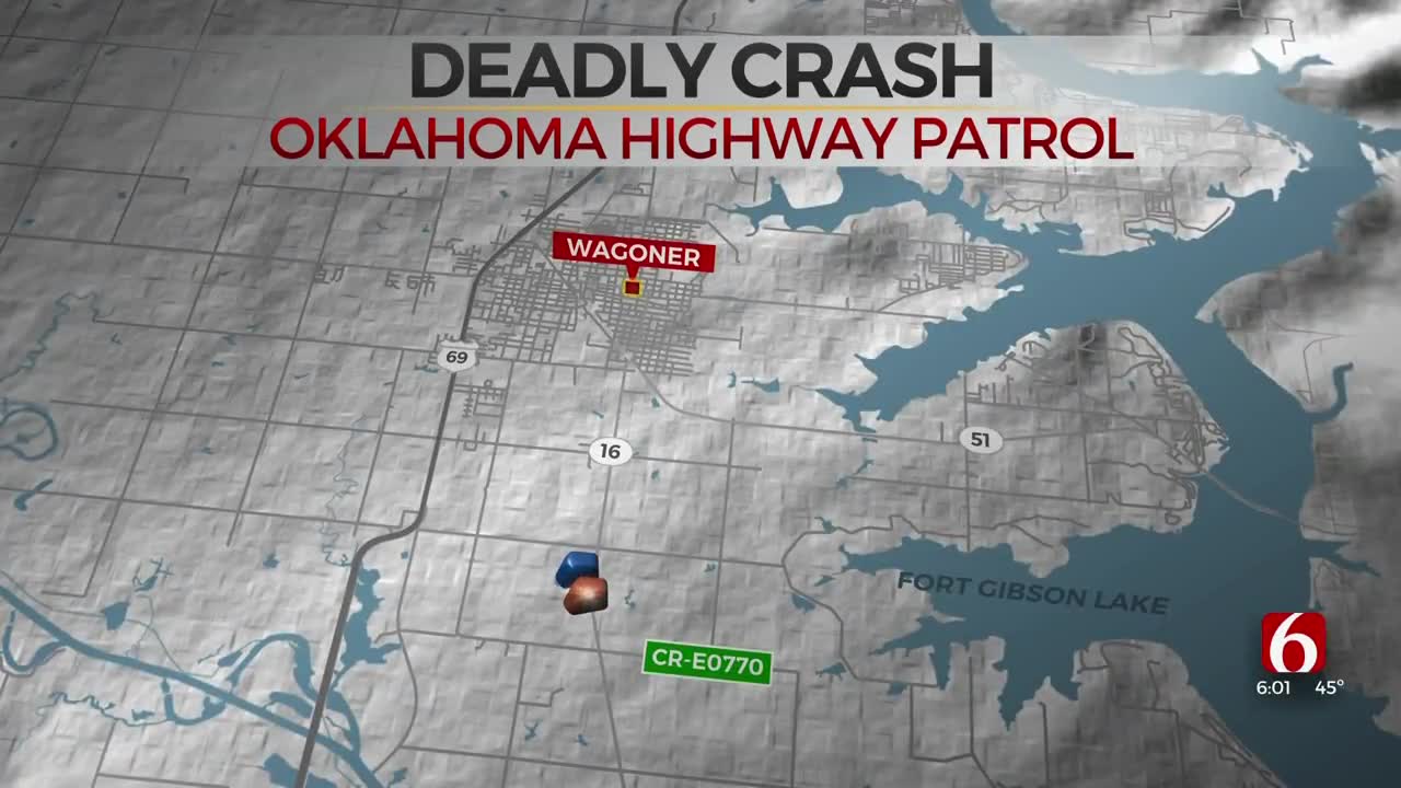 1 Killed, 1 Hospitalized After Multi-Car Crash In Wagoner County 
