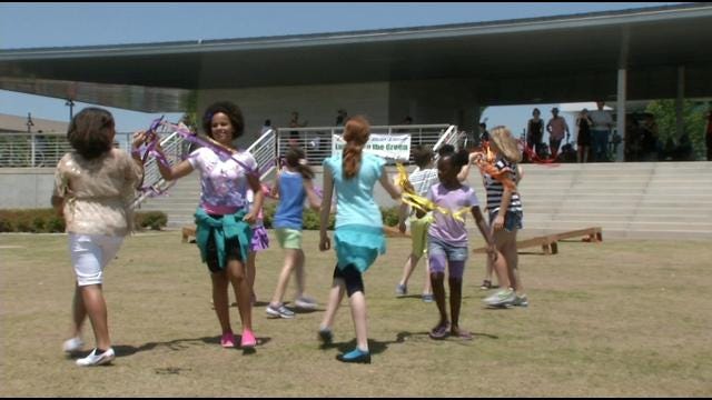 Tulsa Youth Opera Summer Camp Performs At Guthrie Green