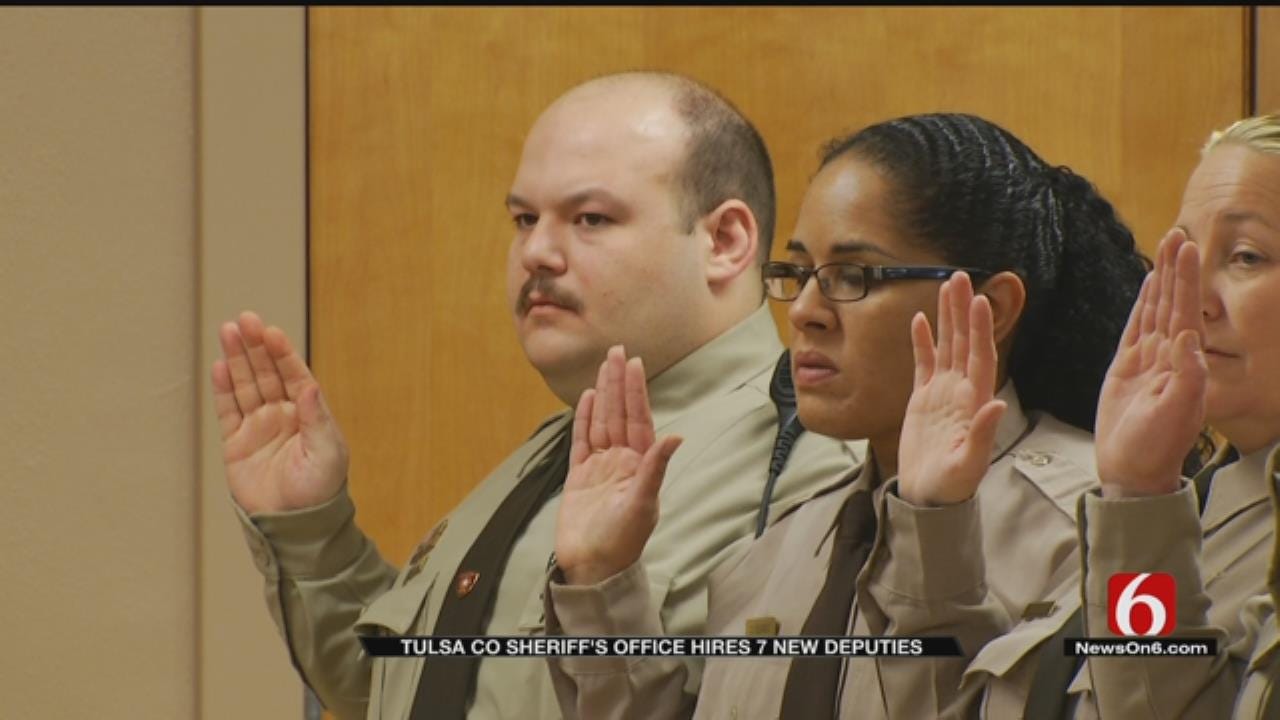 7 New Deputies Sworn In For Tulsa County Sheriff’s Office