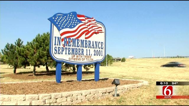 Oklahoma Teen Fixes Up Tulsa 9/11 Memorial As Eagle Scout Project