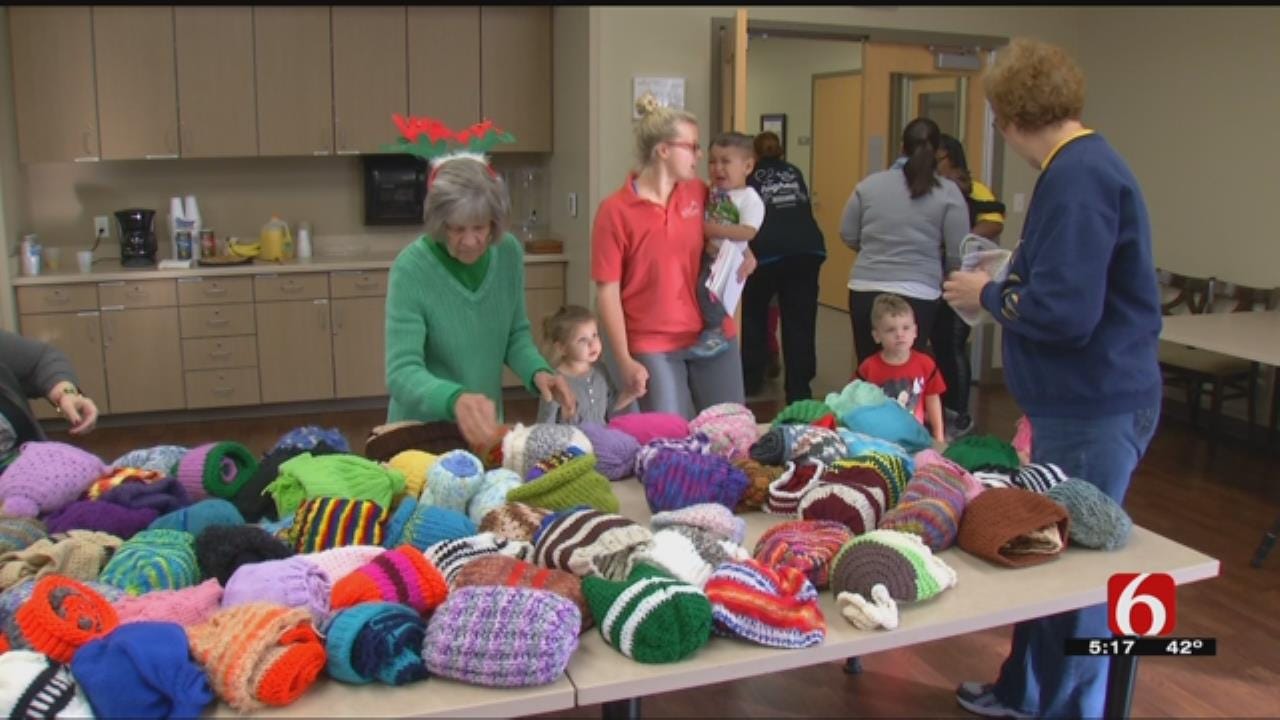 'Knitten Kittens' Give Handmade Hats, Scarves To Tulsa Kids