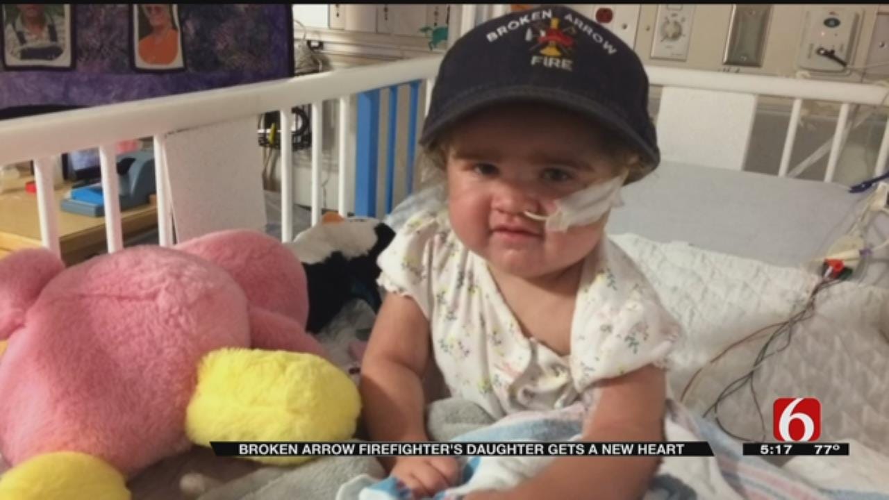 Broken Arrow Firefighter's Daughter Receives Heart Transplant