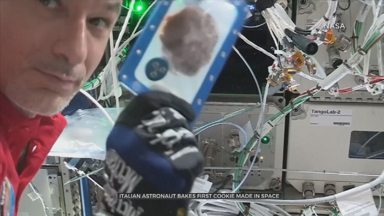 WATCH: First Cookie Baked In Space