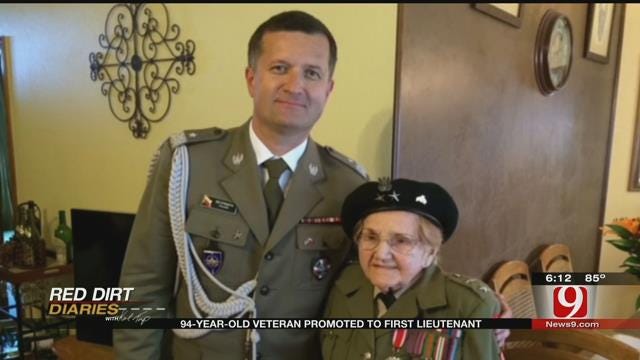 Red Dirt Diaries: 94-Year-Old WWII Veteran Receives Promotion