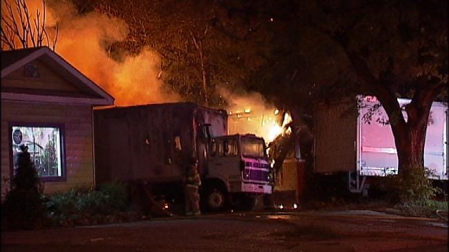 WEB EXTRA: Video From Scene Of 12th And Peoria House Fire