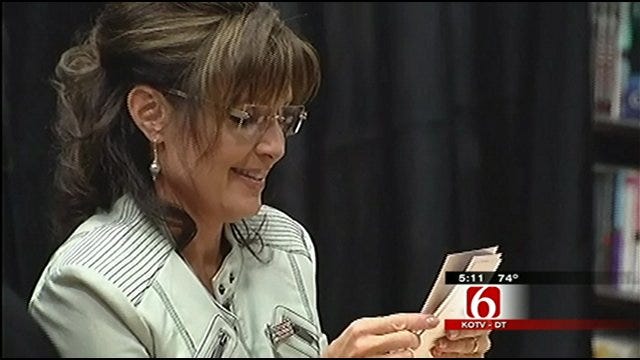 Sarah Palin To Make Black Friday Visit To Tulsa