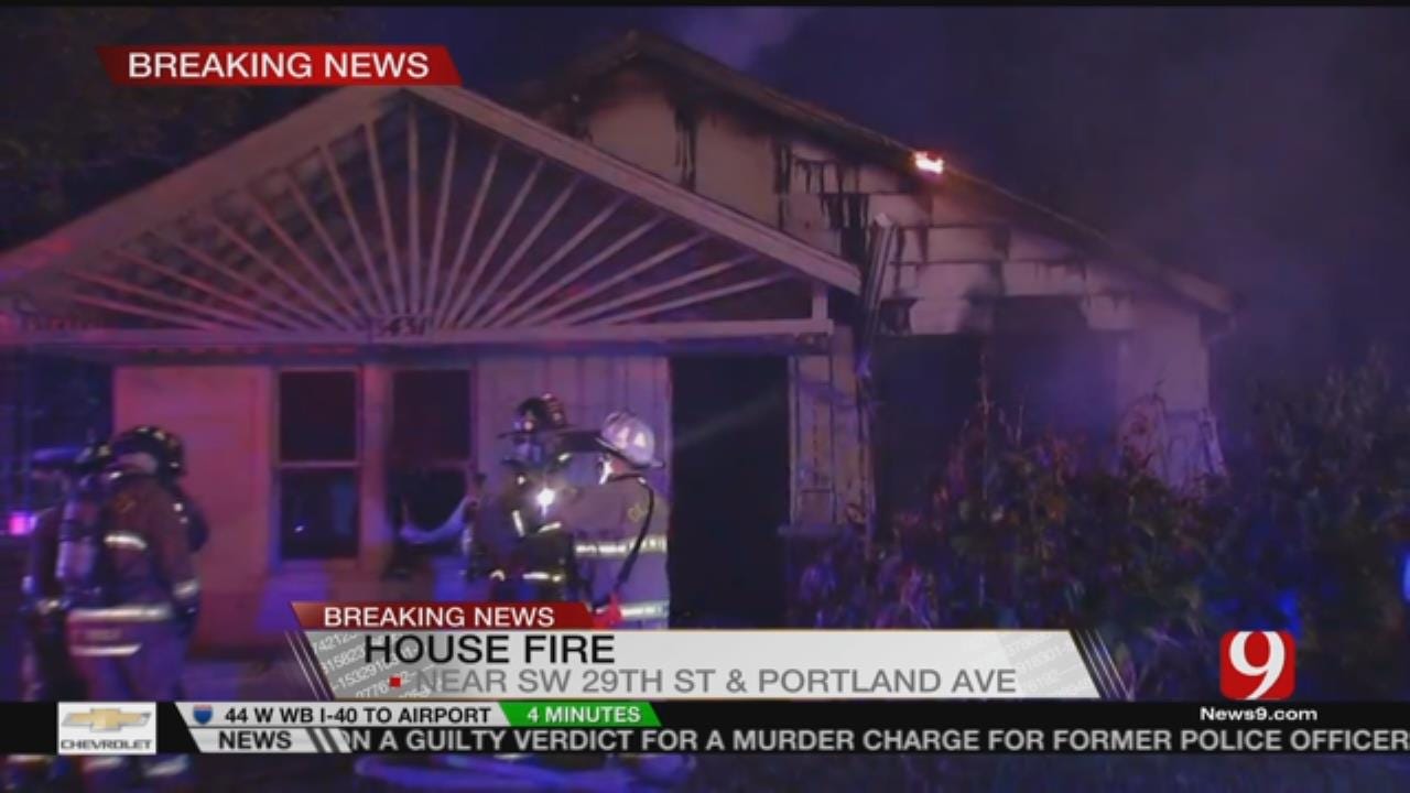 OKCFD Battles House Fire On SW Side