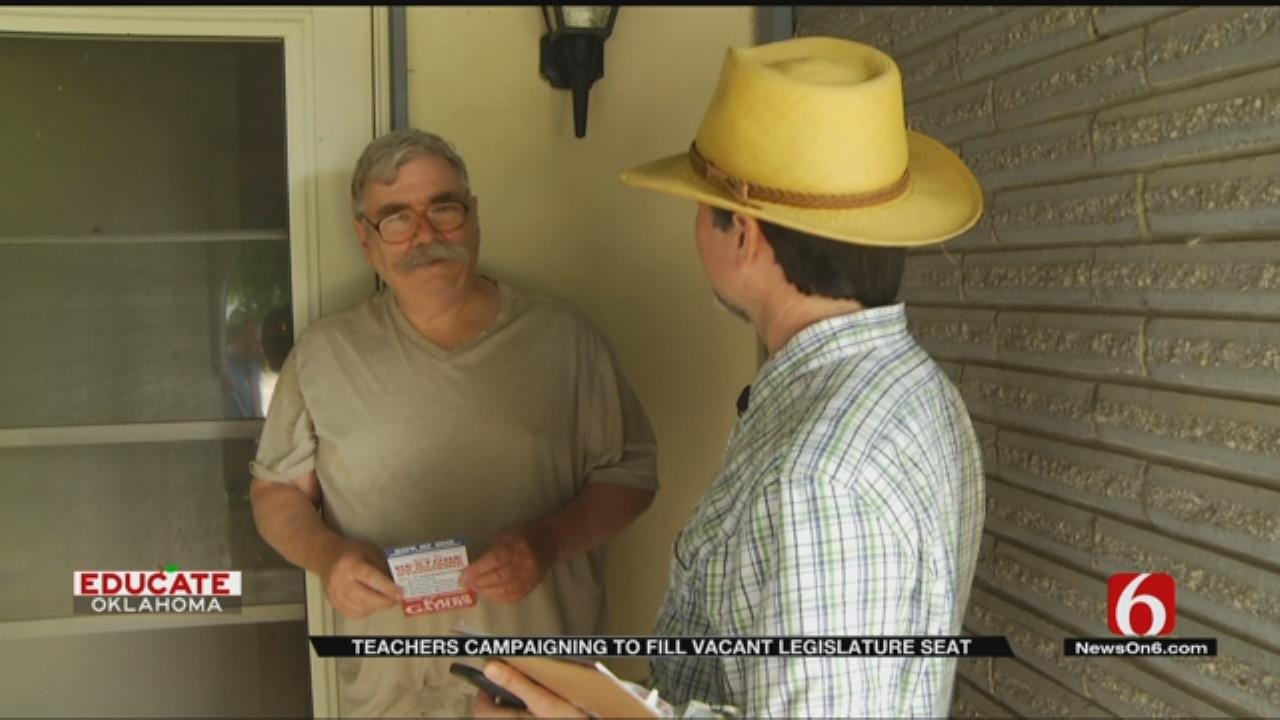 Tulsa Teacher Campaigns For Fellow Teacher Running For State Seat