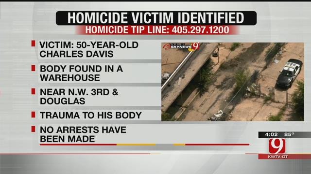 Police Identify Man Found Dead Near Downtown OKC