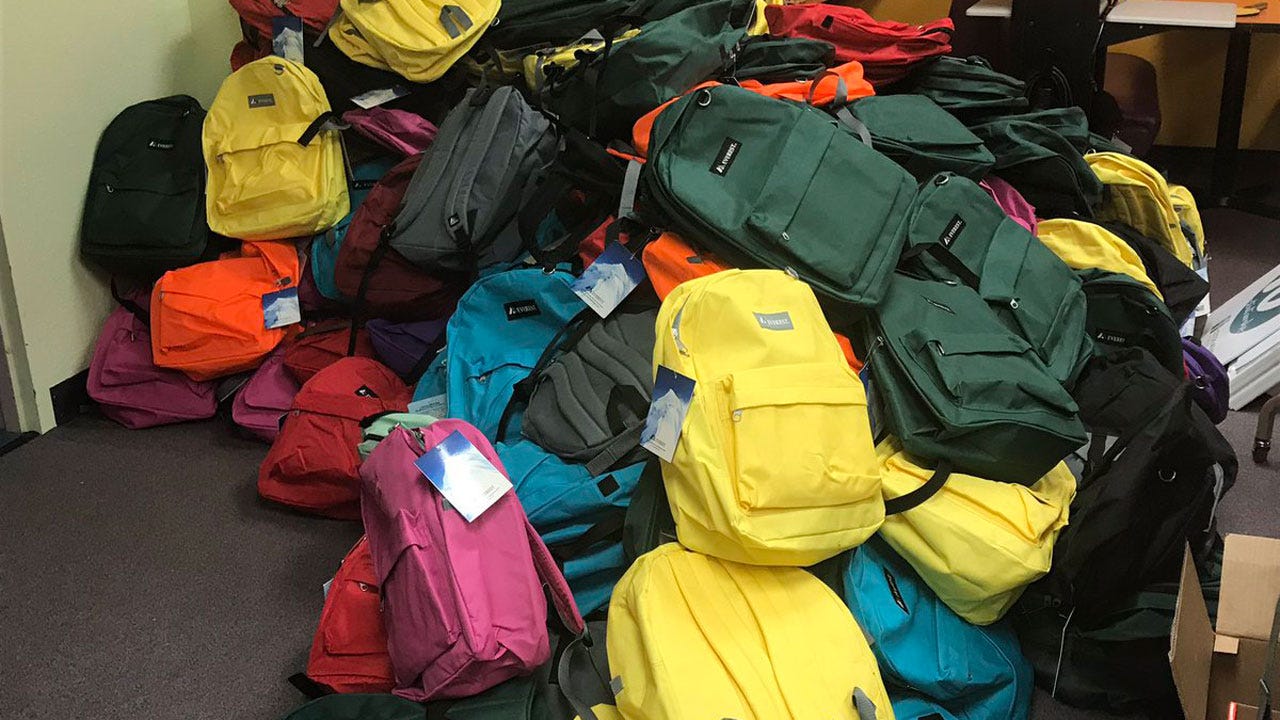 250 Backpacks Filled With Winter Gear Given To Tulsa Homeless