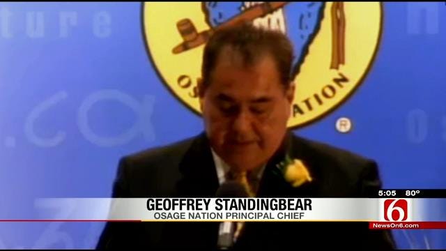 Osage Nation Chief Geoffrey Standing Bear Takes Office