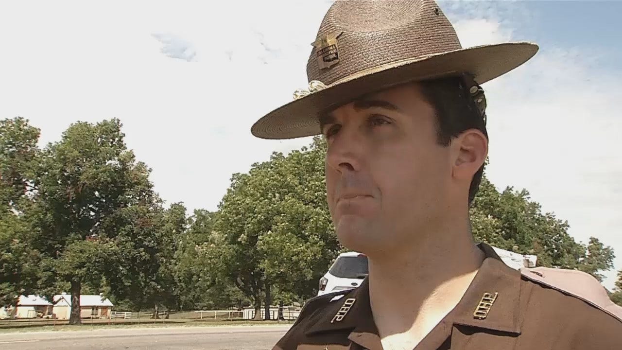WEB EXTRA: Oklahoma Highway Patrol Trooper John Ysbrand Talks About Crash