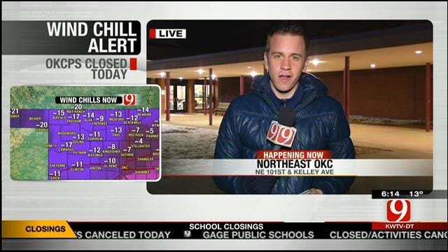 OKC Public Schools Closed Again Due To Cold Temperatures
