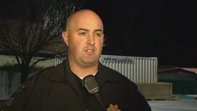 WEB EXTRA: Tulsa Police Cpl. Brandon Disney Talking About Pointing A Deadly Weapon Incident