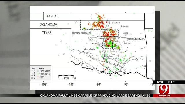 New Study Says Earthquakes Could Become Larger In Oklahoma