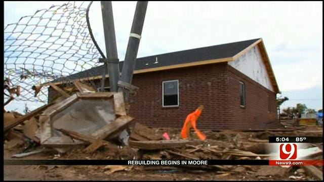 First Home Rebuilding Project Gets Underway In Moore