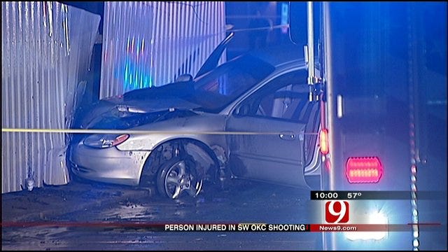 Southwest OKC Shooting Ends In Crash Near Restaurant