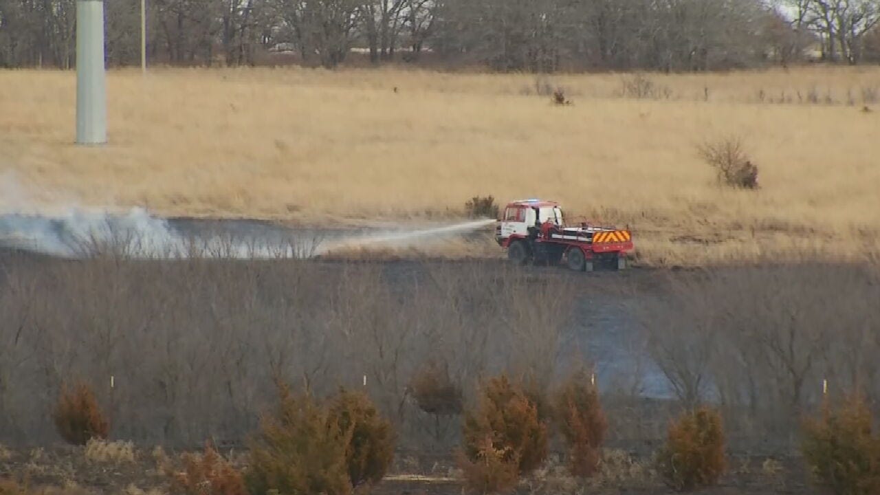 Fire Threatens Ranch In Pawnee County