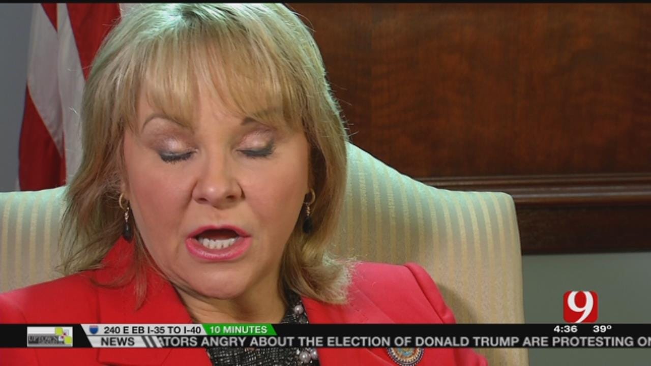 EXCLUSIVE: Gov. Fallin Looks Forward With Her Education Goals
