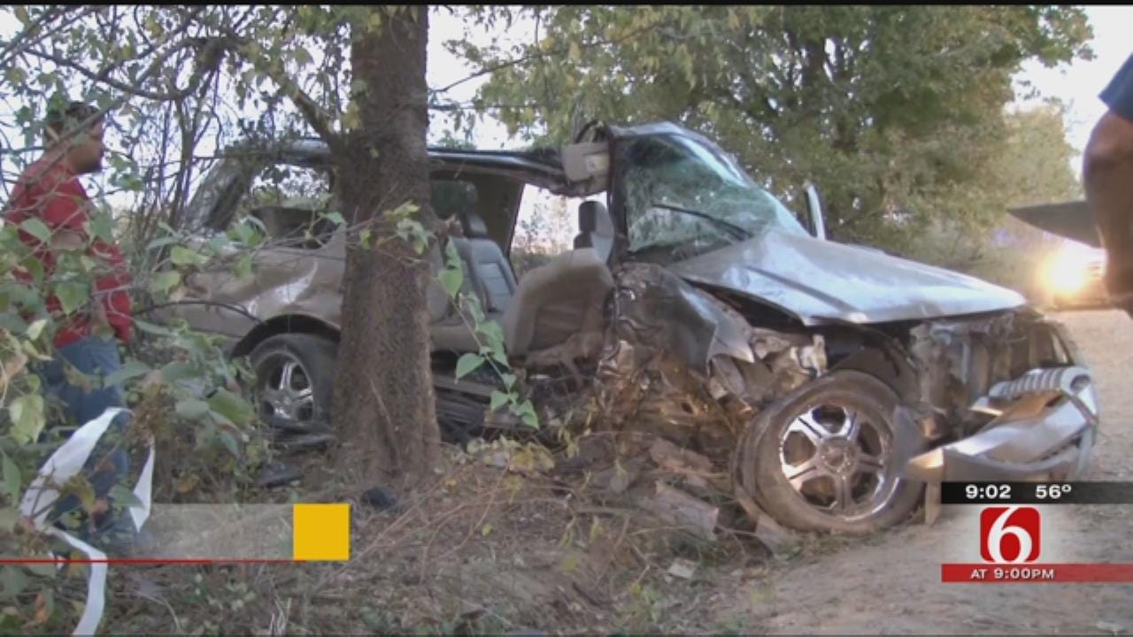 Muskogee County Pursuit Ends In Crash, Injuries