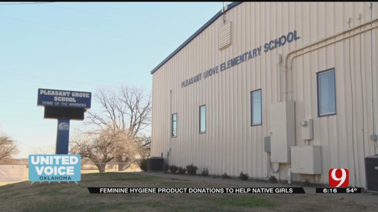 United Voice: Donation Of Feminine Hygiene Products Helps Native American Girls In School