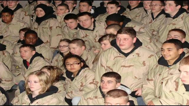 Union High's Jr. ROTC Honored To March In Inauguration Parade