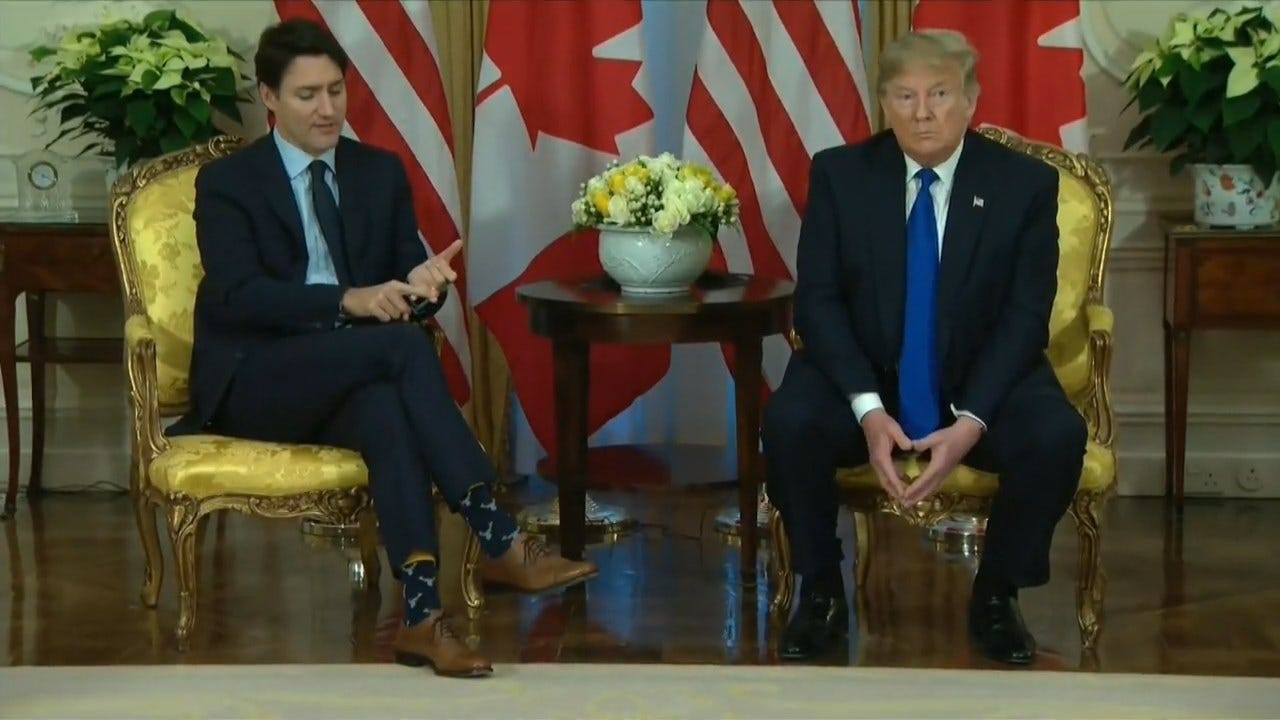 Trump Calls Trudeau 'Two-Faced,' Cancels NATO Press Conference