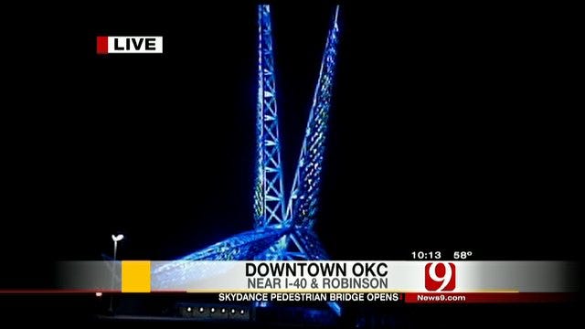 SkyDance Bridge Officially Unveiled In Oklahoma City