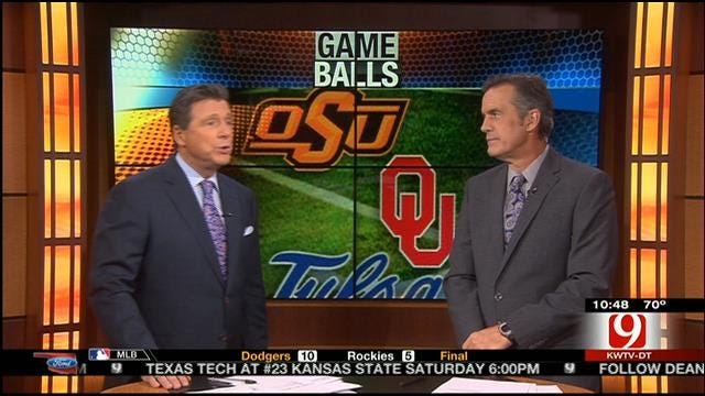 OSU, Tulsa Game Balls