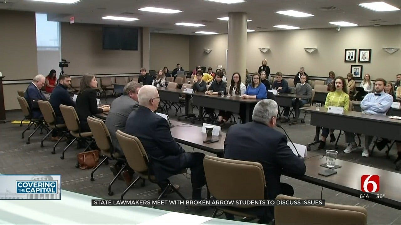 Oklahoma Lawmakers Answer Student Questions In Broken Arrow