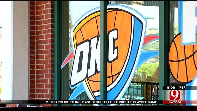 OKC Police To Increase Security For Thunder Playoff Game