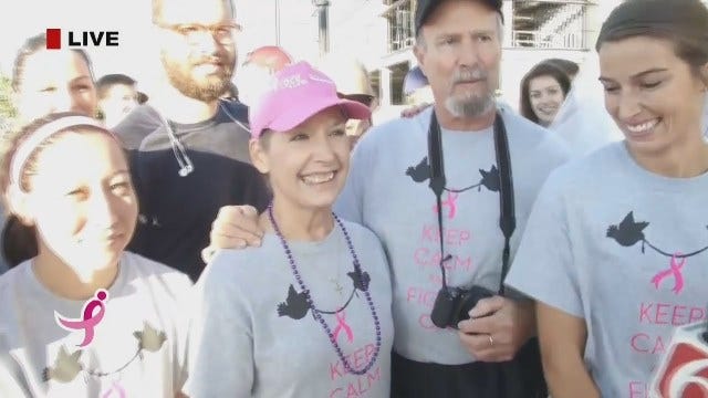 Daughter On Wedding Day Honors Mom At Tulsa's Race For The Cure